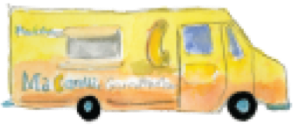 Macarollin Illustration