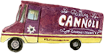 Rolling Cannoli Illustration