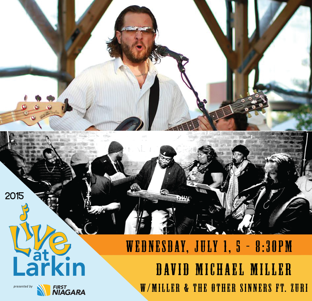 Live at Larkin David Michael Miller flyer