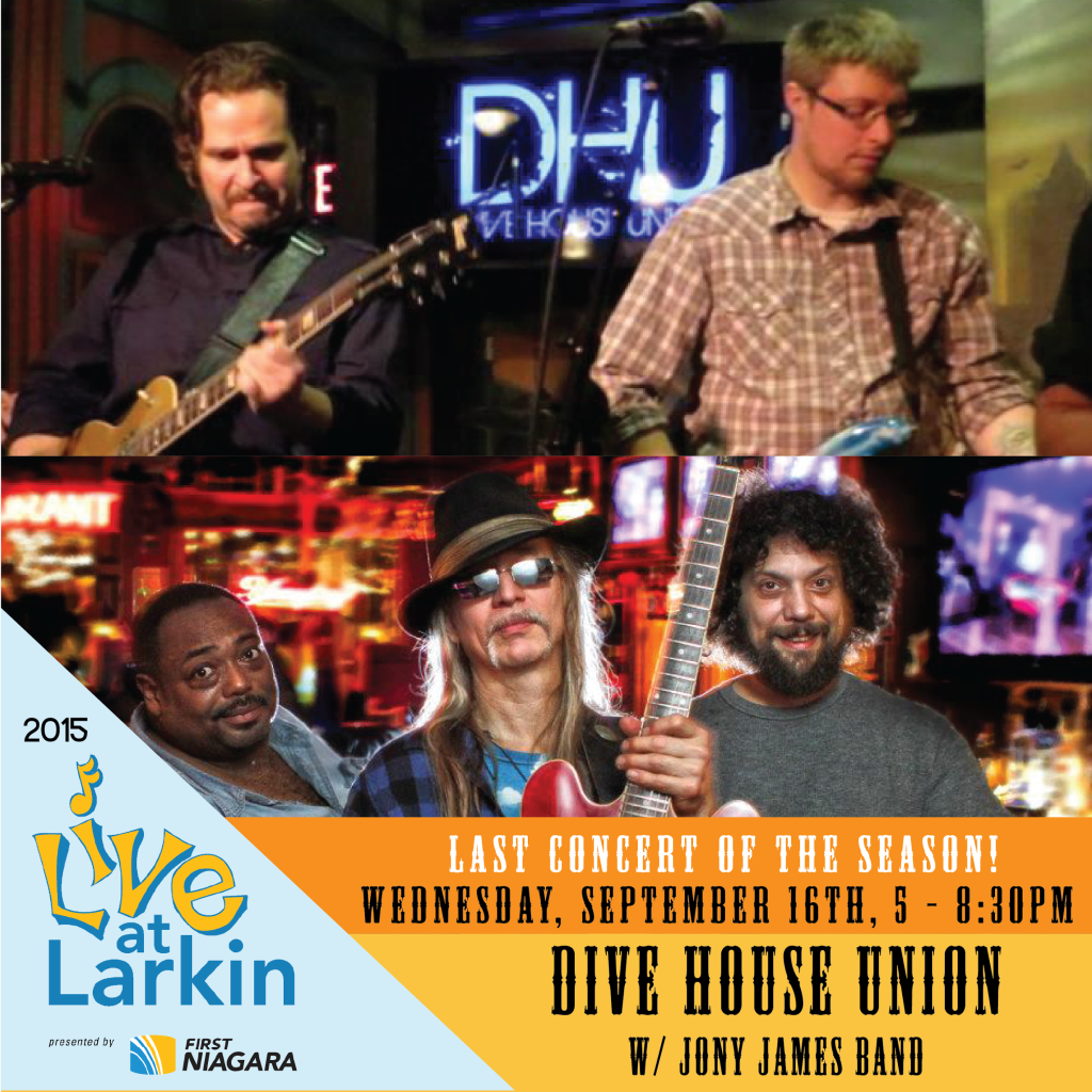 Live at Larkin season finale - Dive House Union & Jony James Band ...