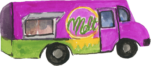 Melt Food Truck Illustration