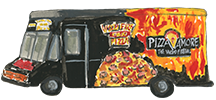 Pizza Amore Illustration